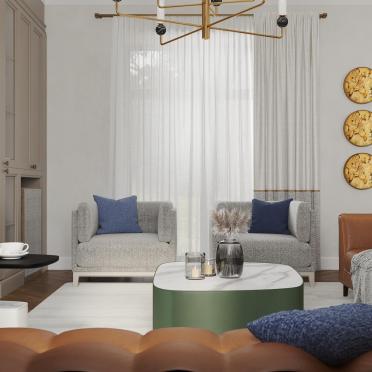 Интерьер гостиной  смотреть на Basicdecor