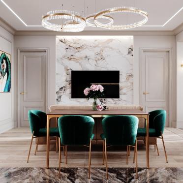 Интерьер гостиной с аркой в современном стиле смотреть на Basicdecor