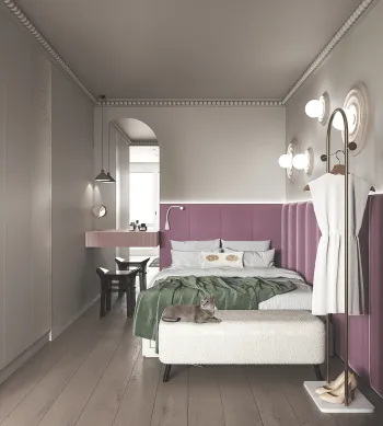 Интерьер спальни  смотреть на Basicdecor