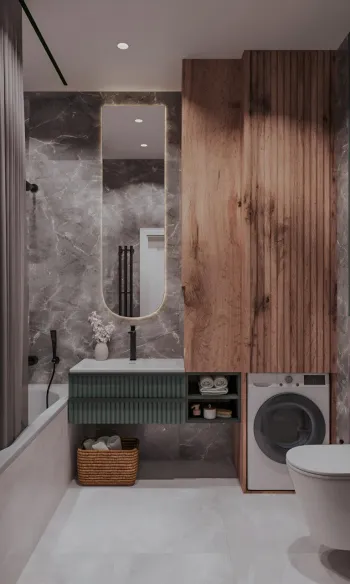 Интерьер ванной  смотреть на Basicdecor