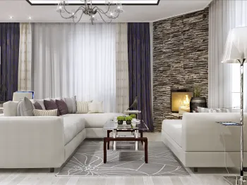 Интерьер гостиной  смотреть на Basicdecor