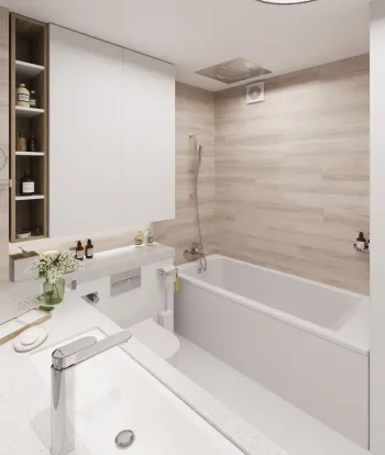 Интерьер ванной  смотреть на Basicdecor