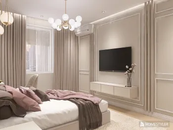 Интерьер спальни cветильниками над кроватью  смотреть на Basicdecor