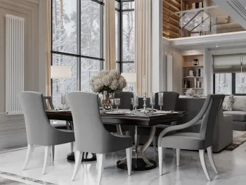 Интерьер столовой в неоклассике смотреть на Basicdecor
