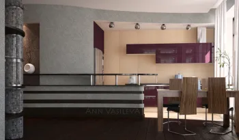 Интерьер кухни в современном стиле смотреть на Basicdecor