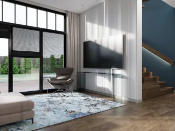 Интерьер гостиной  смотреть на Basicdecor