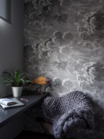Интерьер c рабочим местом в современном стиле смотреть на Basicdecor