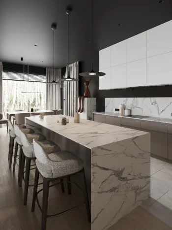 Интерьер кухни в современном стиле смотреть на Basicdecor