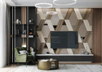 Интерьер гостиной  смотреть на Basicdecor