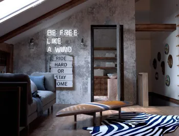Интерьер в стиле лофт смотреть на Basicdecor