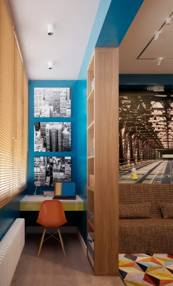 Интерьер офиса c рабочим местом  смотреть на Basicdecor