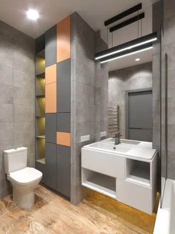 Интерьер ванной  смотреть на Basicdecor