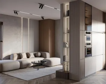 Интерьер гостиной  смотреть на Basicdecor