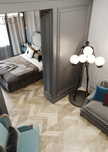 Интерьер спальни  смотреть на Basicdecor