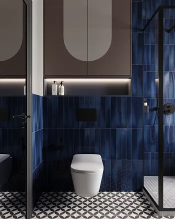 Интерьер ванной  смотреть на Basicdecor
