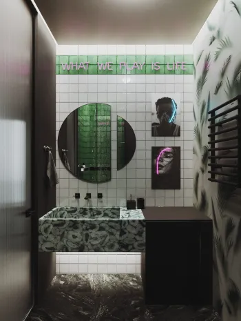 Интерьер ванной  смотреть на Basicdecor