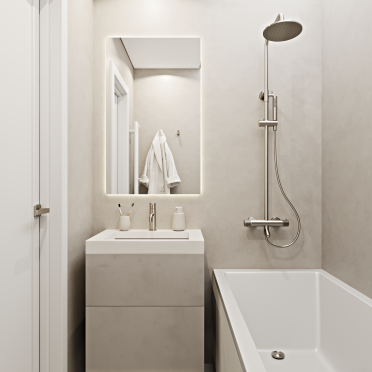 Интерьер ванной  смотреть на Basicdecor