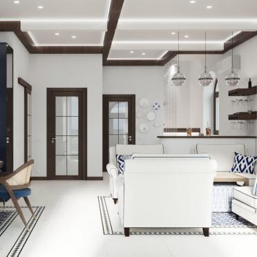Интерьер гостиной  смотреть на Basicdecor