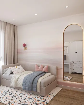 Интерьер детской с для девочки  смотреть на Basicdecor