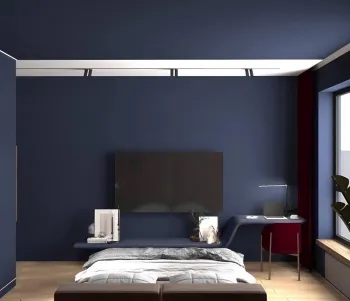 Интерьер спальни cветильниками над кроватью  смотреть на Basicdecor