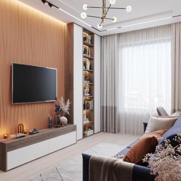 Интерьер кабинета c подсветкой  смотреть на Basicdecor