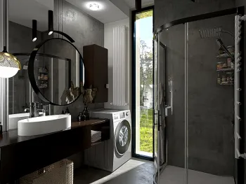 Интерьер ванной  смотреть на Basicdecor