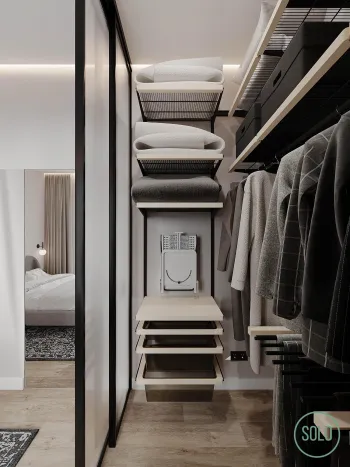 Интерьер гардеробной  смотреть на Basicdecor