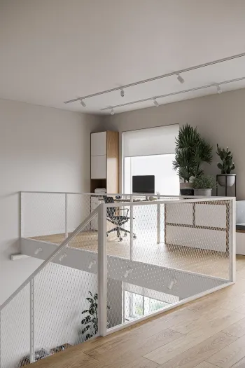 Интерьер офиса c рабочим местом  смотреть на Basicdecor