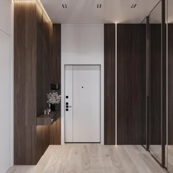 Интерьер прихожей с проходной  смотреть на Basicdecor