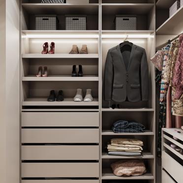 Интерьер гардеробной  смотреть на Basicdecor