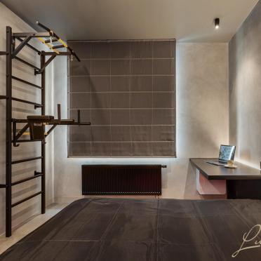 Интерьер спальни с жалюзи  смотреть на Basicdecor
