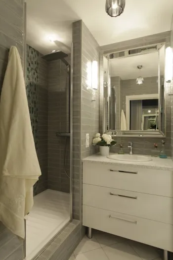 Интерьер ванной в современном стиле смотреть на Basicdecor
