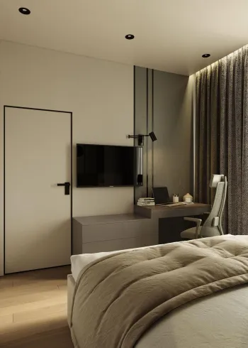Интерьер спальни  смотреть на Basicdecor