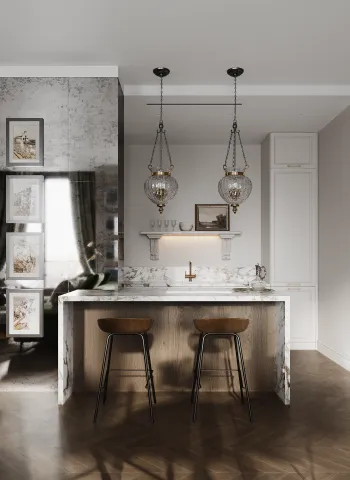 Интерьер кухни  смотреть на Basicdecor