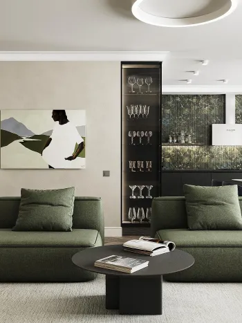 Интерьер гостиной  смотреть на Basicdecor