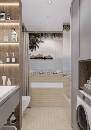 Интерьер ванной  смотреть на Basicdecor