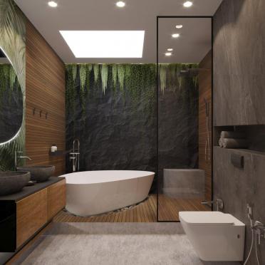 Интерьер ванной  смотреть на Basicdecor