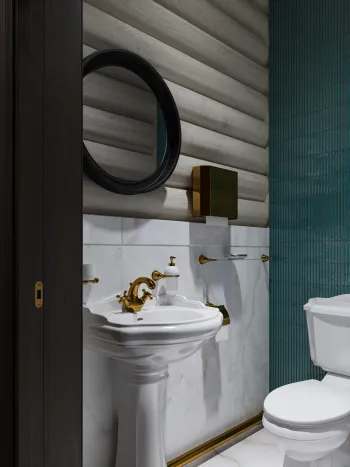 Интерьер ванной  смотреть на Basicdecor