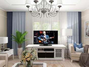 Интерьер гостиной  смотреть на Basicdecor
