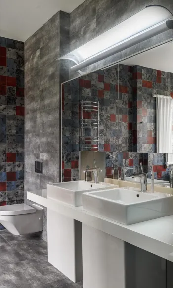 Интерьер ванной в современном стиле смотреть на Basicdecor
