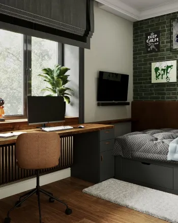 Интерьер детской  смотреть на Basicdecor