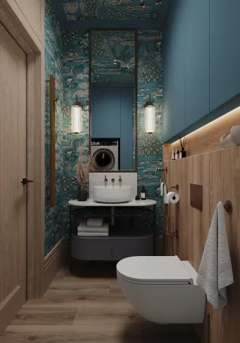 Интерьер ванной  смотреть на Basicdecor