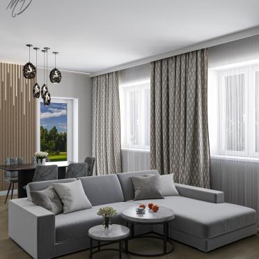 Интерьер гостиной  смотреть на Basicdecor