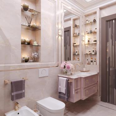 Интерьер ванной в рококо смотреть на Basicdecor