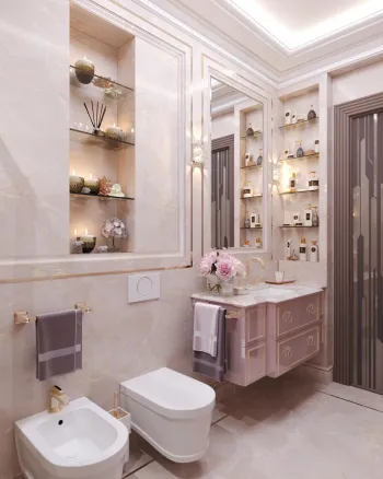 Интерьер ванной в рококо смотреть на Basicdecor