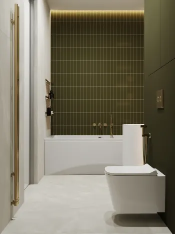 Интерьер ванной  смотреть на Basicdecor