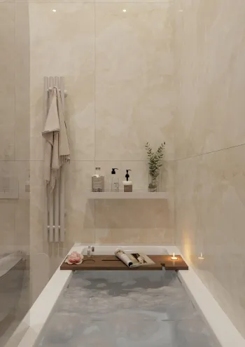 Интерьер ванной  смотреть на Basicdecor