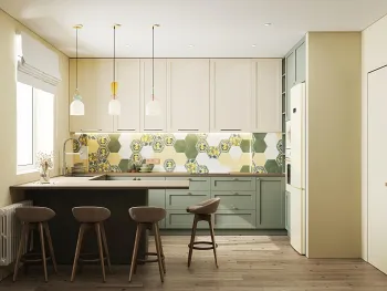 Интерьер кухни  смотреть на Basicdecor