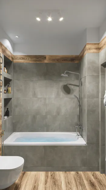 Интерьер ванной  смотреть на Basicdecor