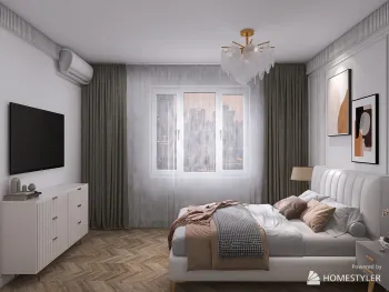 Интерьер спальни cветильниками над кроватью  смотреть на Basicdecor